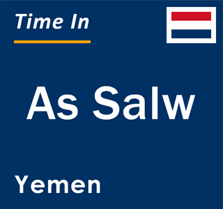 Current local time in As Salw, Yemen