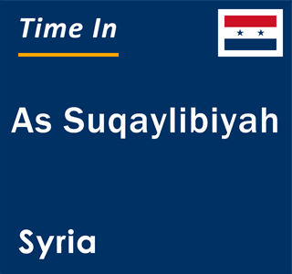 Current local time in As Suqaylibiyah, Syria