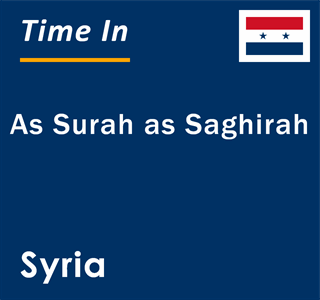 Current local time in As Surah as Saghirah, Syria