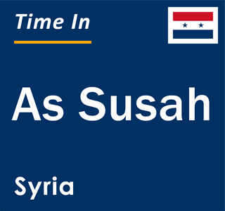 Current local time in As Susah, Syria