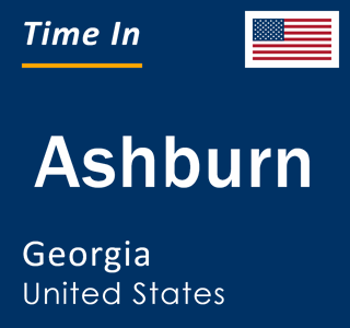 Current local time in Ashburn, Georgia, United States