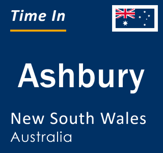 Current local time in Ashbury, New South Wales, Australia