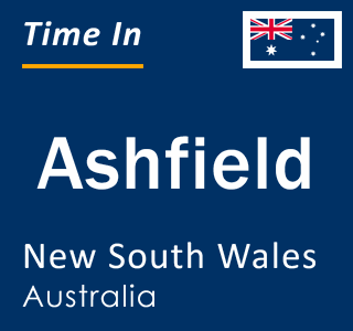 Current local time in Ashfield, New South Wales, Australia