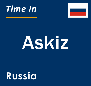 Current local time in Askiz, Russia