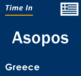 Current local time in Asopos, Greece