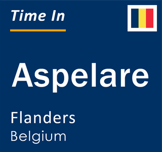 Current local time in Aspelare, Flanders, Belgium