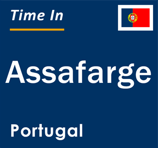 Current local time in Assafarge, Portugal