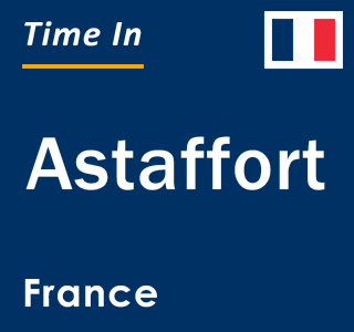 Current local time in Astaffort, France