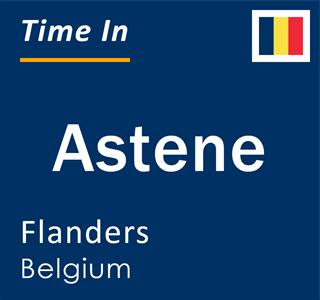 Current local time in Astene, Flanders, Belgium