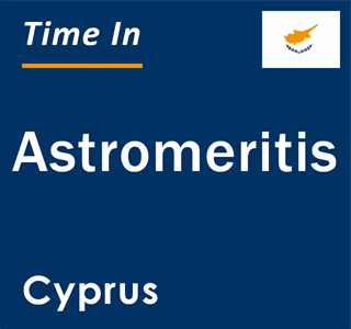 Current local time in Astromeritis, Cyprus