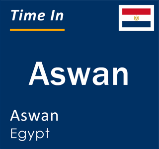 Current time in Aswan, Aswan, Egypt