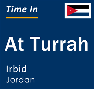 Current local time in At Turrah, Irbid, Jordan