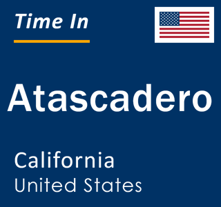 Current local time in Atascadero, California, United States