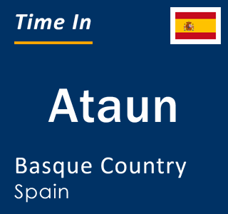 Current local time in Ataun, Basque Country, Spain