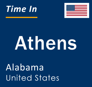 Current local time in Athens, Alabama, United States