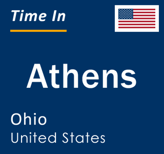 Current local time in Athens, Ohio, United States