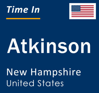 Current local time in Atkinson, New Hampshire, United States