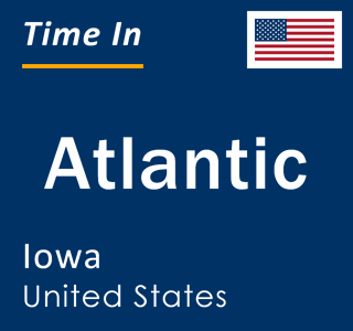 Current local time in Atlantic, Iowa, United States