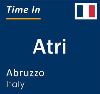 Current local time in Atri, Abruzzo, Italy