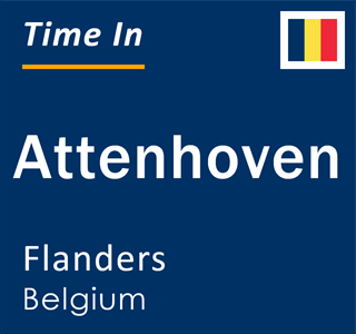 Current local time in Attenhoven, Flanders, Belgium