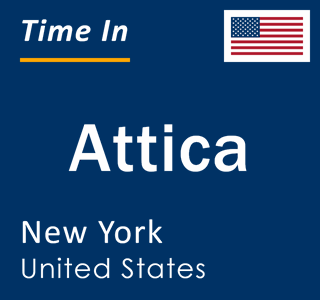 Current local time in Attica, New York, United States