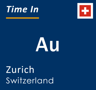 Current local time in Au, Zurich, Switzerland