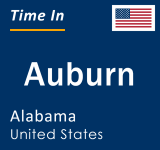 Current local time in Auburn, Alabama, United States