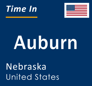 Current local time in Auburn, Nebraska, United States