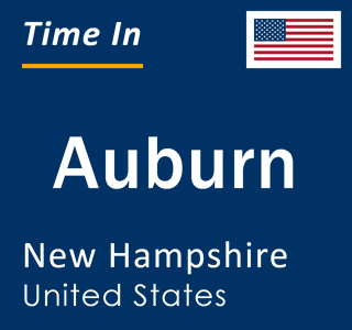 Current local time in Auburn, New Hampshire, United States