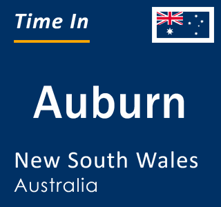 Current local time in Auburn, New South Wales, Australia