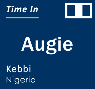 Current local time in Augie, Kebbi, Nigeria