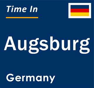 Current local time in Augsburg, Germany