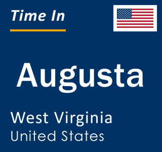 Current local time in Augusta, West Virginia, United States