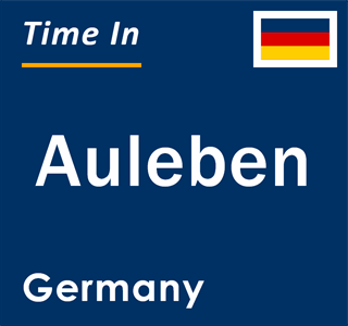 Current local time in Auleben, Germany