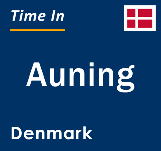 Current local time in Auning, Denmark