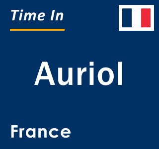 Current local time in Auriol, France