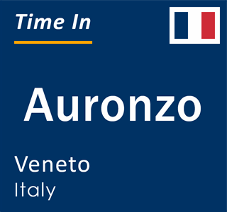 Current local time in Auronzo, Veneto, Italy