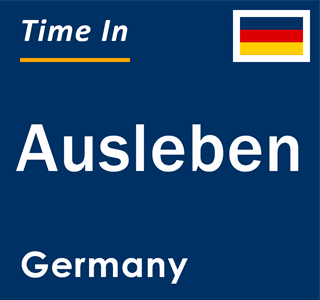 Current local time in Ausleben, Germany