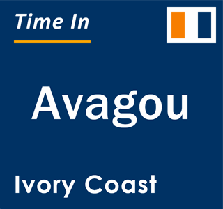 Current local time in Avagou, Ivory Coast