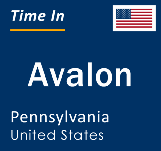 Current local time in Avalon, Pennsylvania, United States