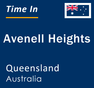 Current local time in Avenell Heights, Queensland, Australia
