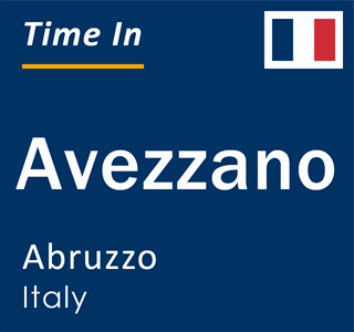 Current time in Avezzano, Abruzzo, Italy