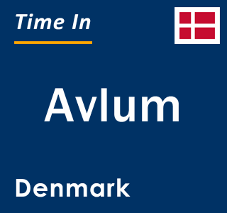 Current local time in Avlum, Denmark