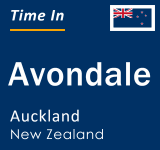 Current local time in Avondale, Auckland, New Zealand