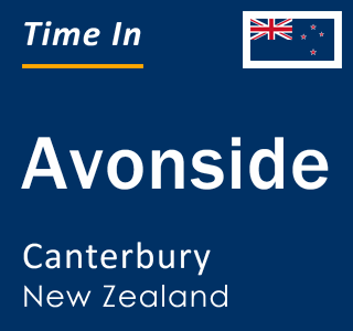 Current local time in Avonside, Canterbury, New Zealand