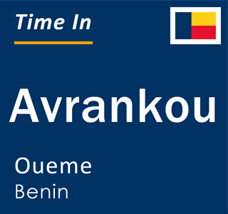 Current local time in Avrankou, Oueme, Benin