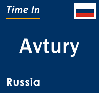 Current local time in Avtury, Russia