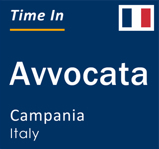 Current local time in Avvocata, Campania, Italy