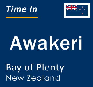 Current local time in Awakeri, Bay of Plenty, New Zealand