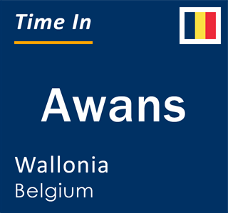 Current local time in Awans, Wallonia, Belgium